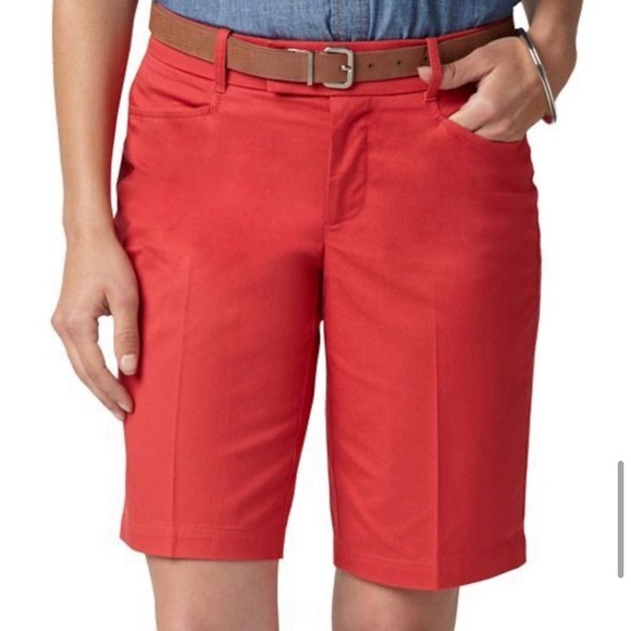 NWT Dockers Womens Ideal Fit Shorts Sz 6 Dark Navy Blue - Picture 12 of 13